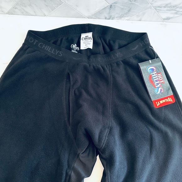 NWT HOT CHILLYS MICROFLEECE FLY BOTTOMS BODY FIT BASE LAYER - Picture 3 of 8